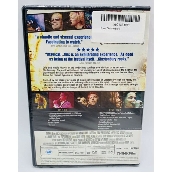 GLASTONBURY DVD 2007, 2-Disc Set THE MUD, THE MUSIC, THE MADNESS NEW SEALED - Picture 2 of 2